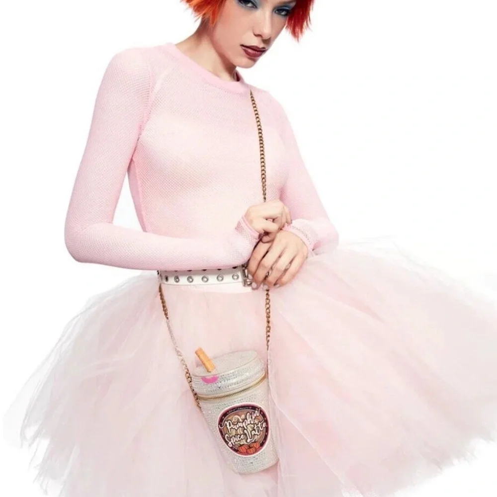 NWT Betsey Johnson Kitsch Spice Spice Baby Crystal Sm Crossbody Limited Edition